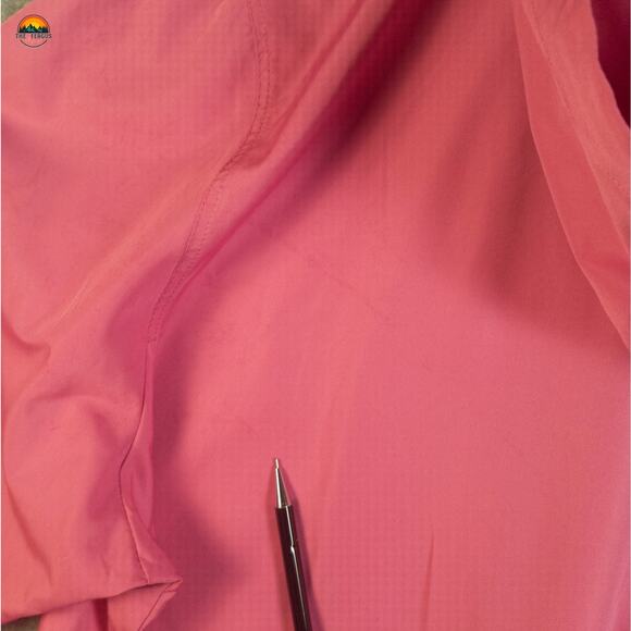 LIVI Windbreaker Jacket Pink Snap Front Long Sleeve Women's Plus Size 22/24 - Picture 12 of 14